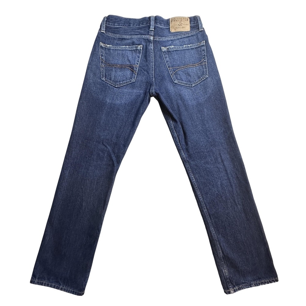 Hollister Classic Straight Jeans Mens‎ 28x30 (30x29) Medium Wash Blue Denim